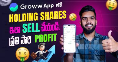 Groww App Lo Holding Shares Ela Sell Cheyali 2024 Telugu | How To Sell Shares In Groww App Telugu